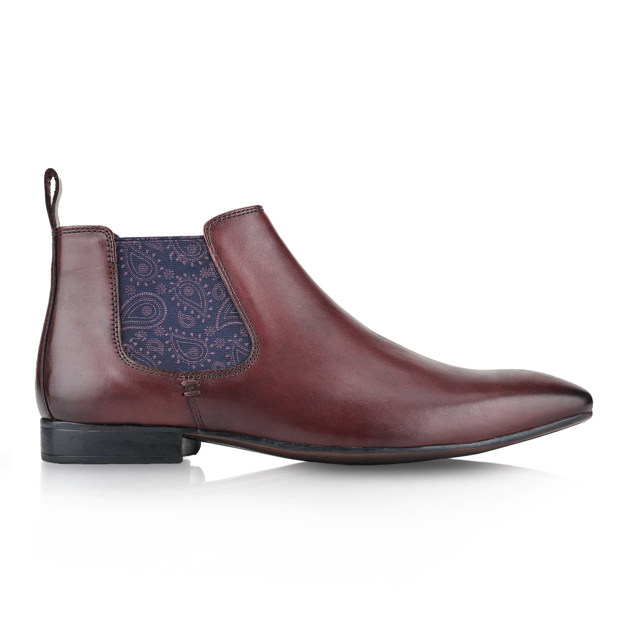 Carnaby Leather Chelsea Boots - Oxblood