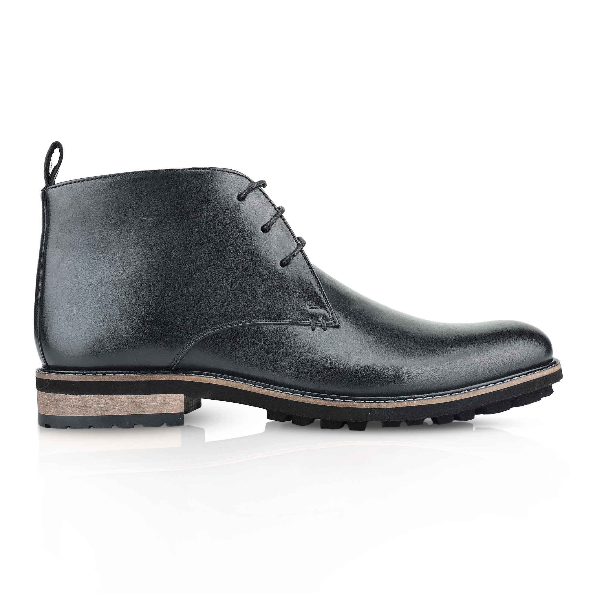 Ludgate Leather Chukka Boots - Black