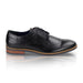 Herbie Leather Brogue Shoe  - Black