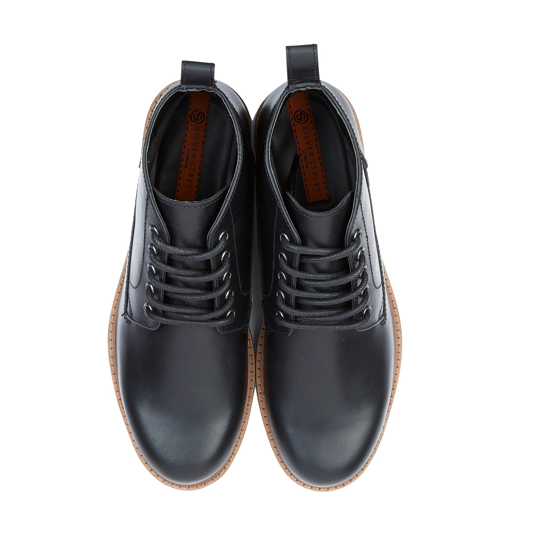 Alderman Leather Lace up Boot - Black