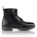 Manchester Suede Leather Hiker Boot - Black