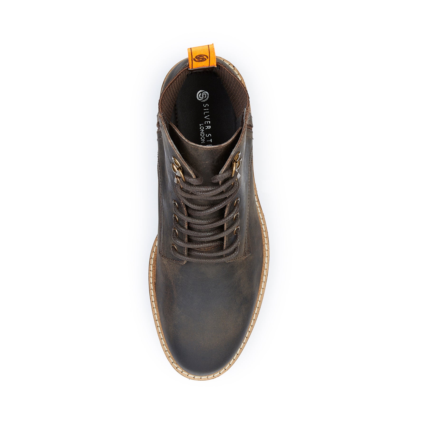 Manchester Suede Leather Hiker Boot - Brown