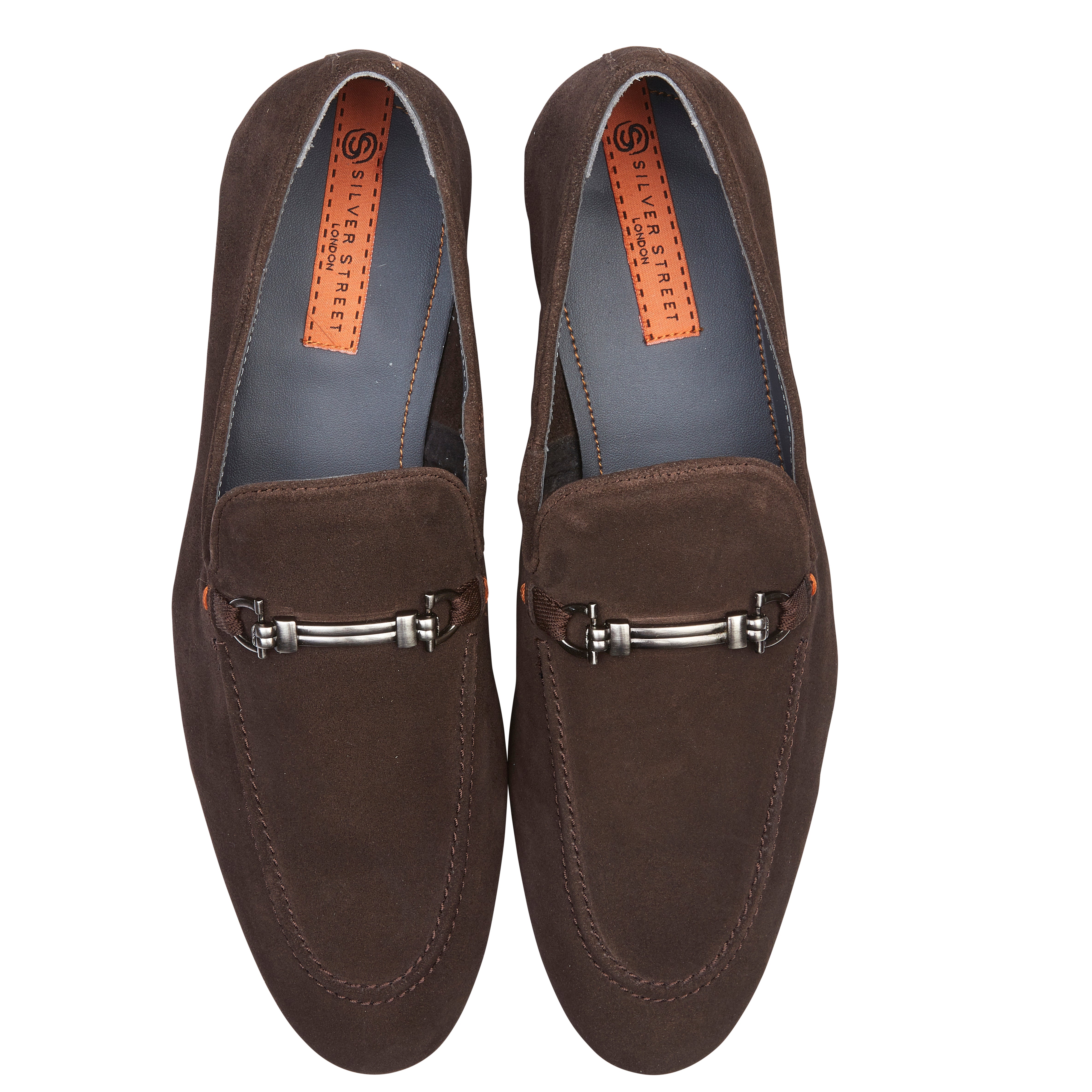 Tottenham Smart Formal Suede Leather Loafer - Brown