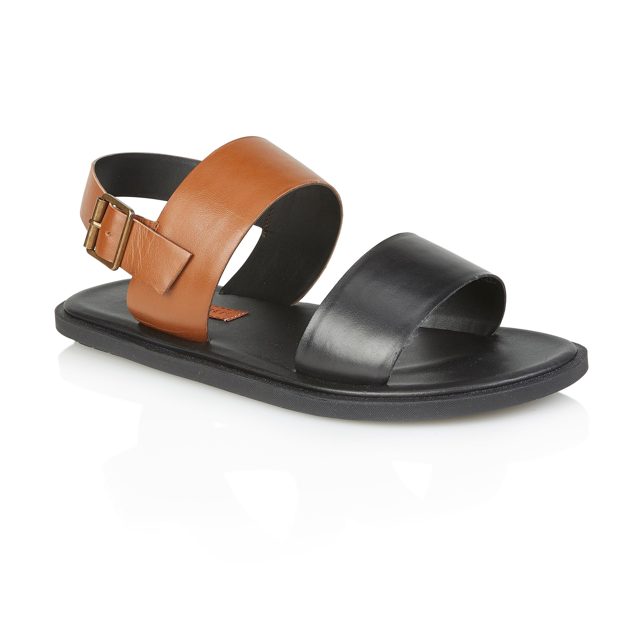 Mitcham Leather Sandal - Black