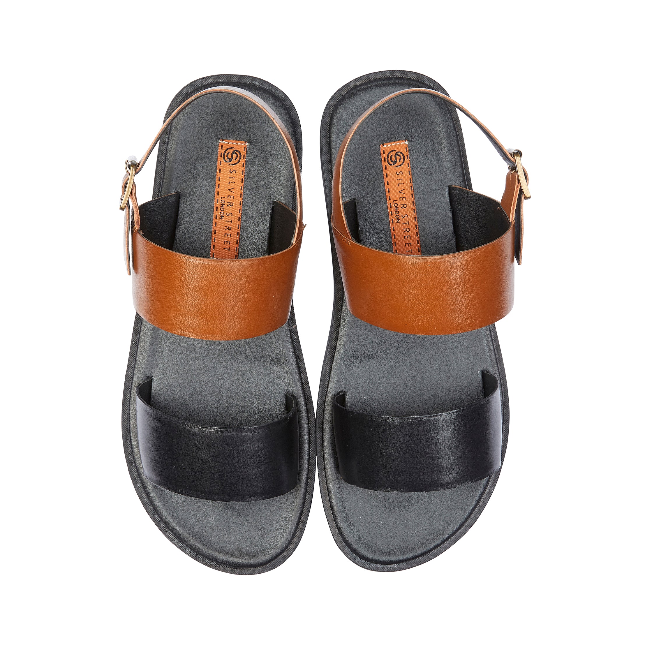 Mitcham Leather Sandal - Black