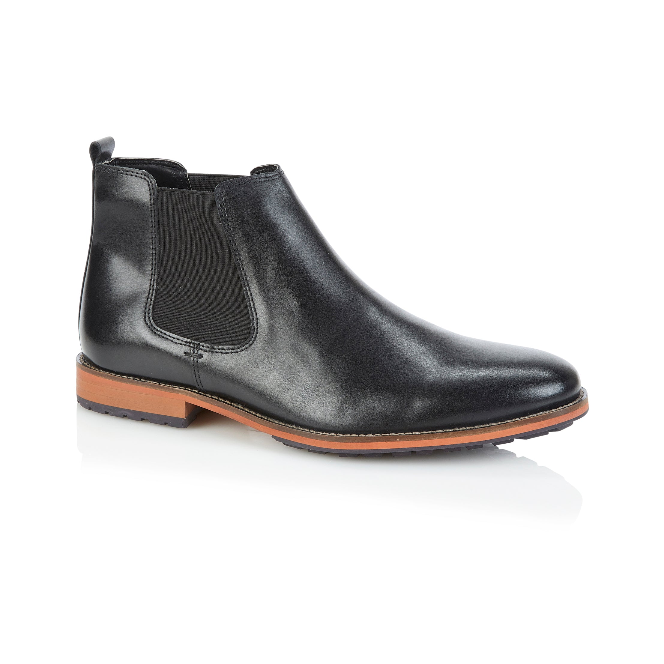 Argyll Leather Chelsea Boot - Black