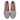 Ellie Suede Leather Slip On Deck Shoes - Grey