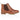 Fiona Leather Brogue Boots - Tan
