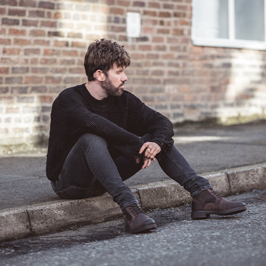 Greyfriars Suede Leather Lace up Boot - Brown