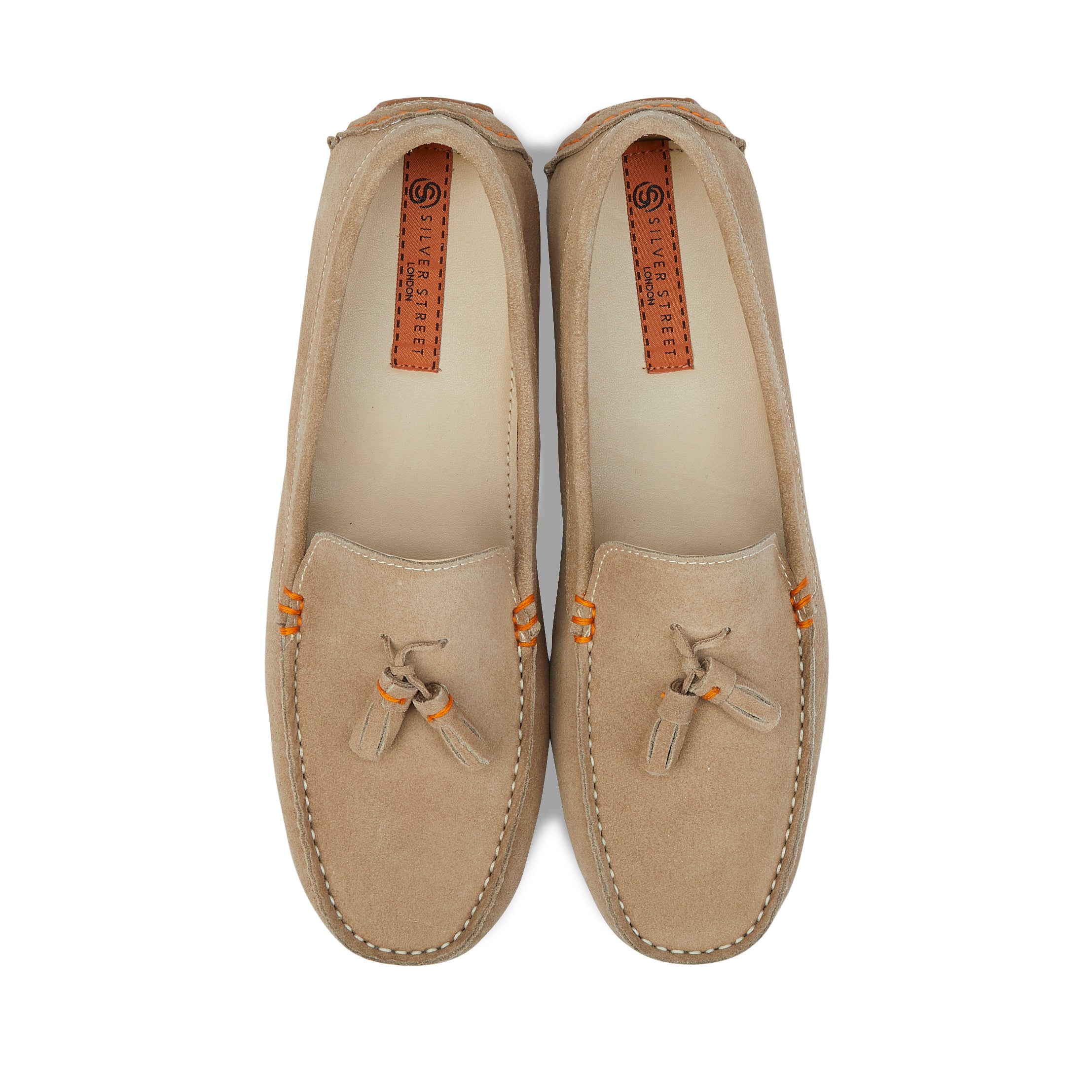 Jackson Suede Leather Driving Loafer - Sand