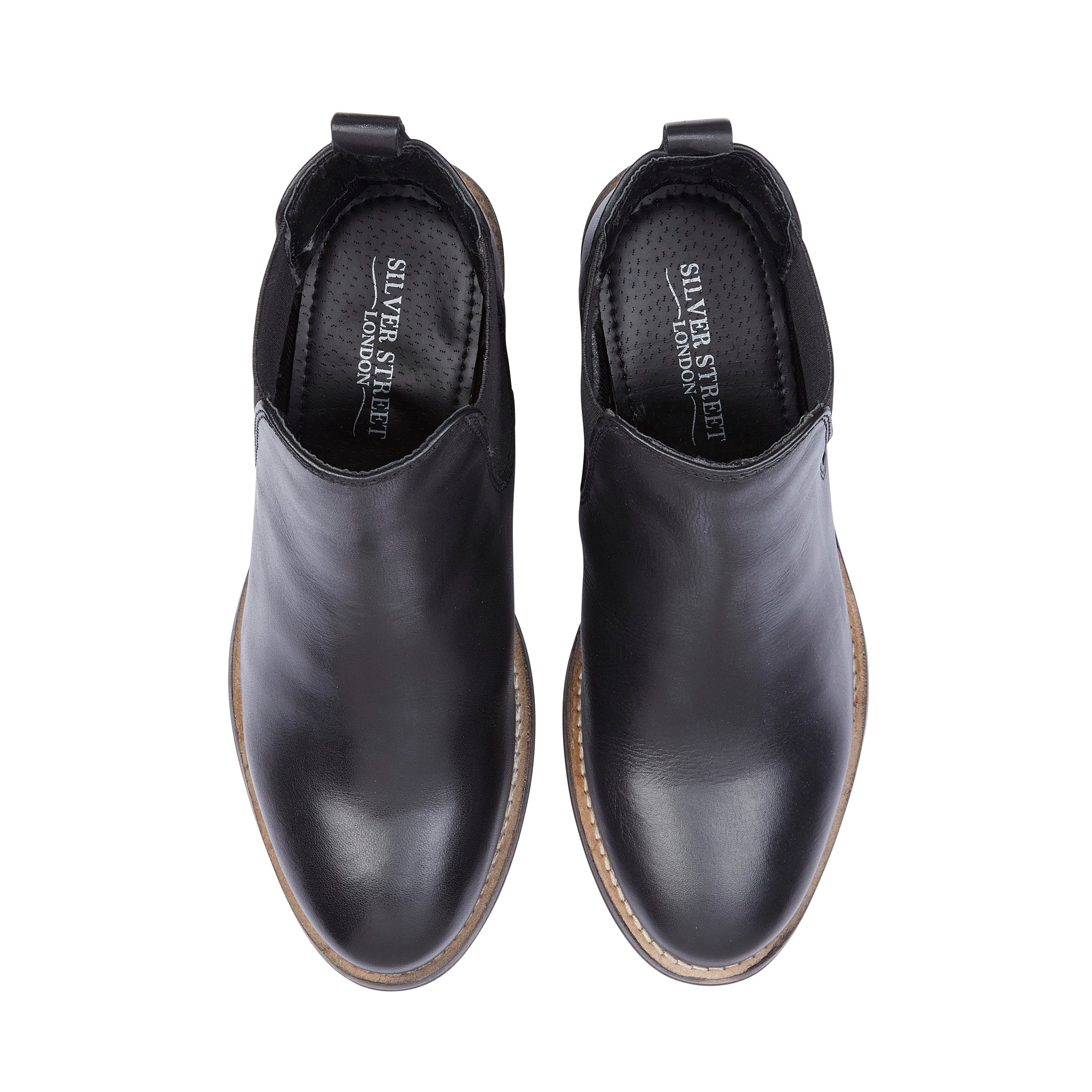 Layla Leather Chelsea Boots - Black