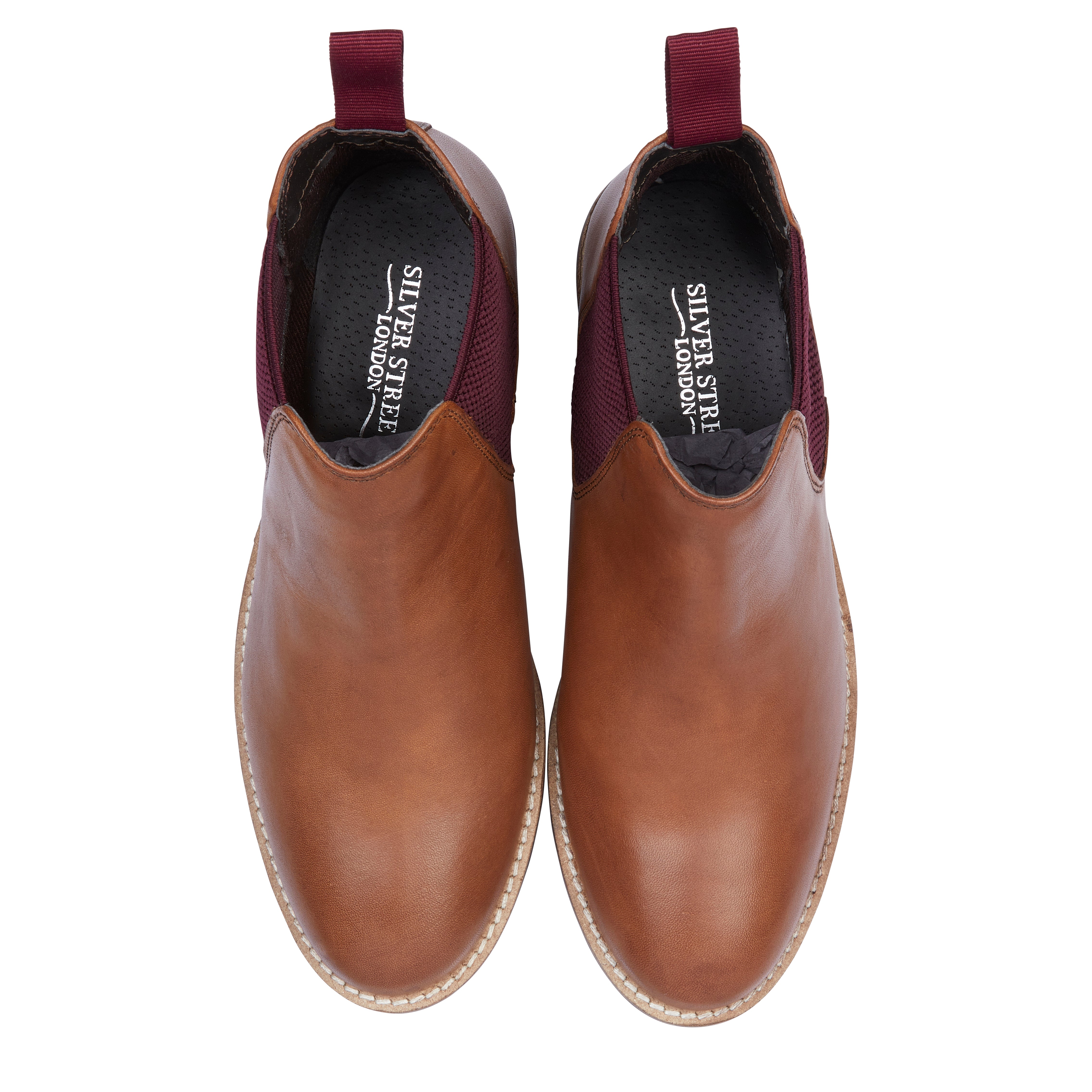 Sadie Leather Chelsea Boot - Cognac