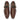 Bourne Leather Double Monk Strap Shoes  - Brown