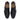 Malvern Leather Double Monk Shoes - Black