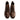 Marble Leather Lace up Boots - Brown
