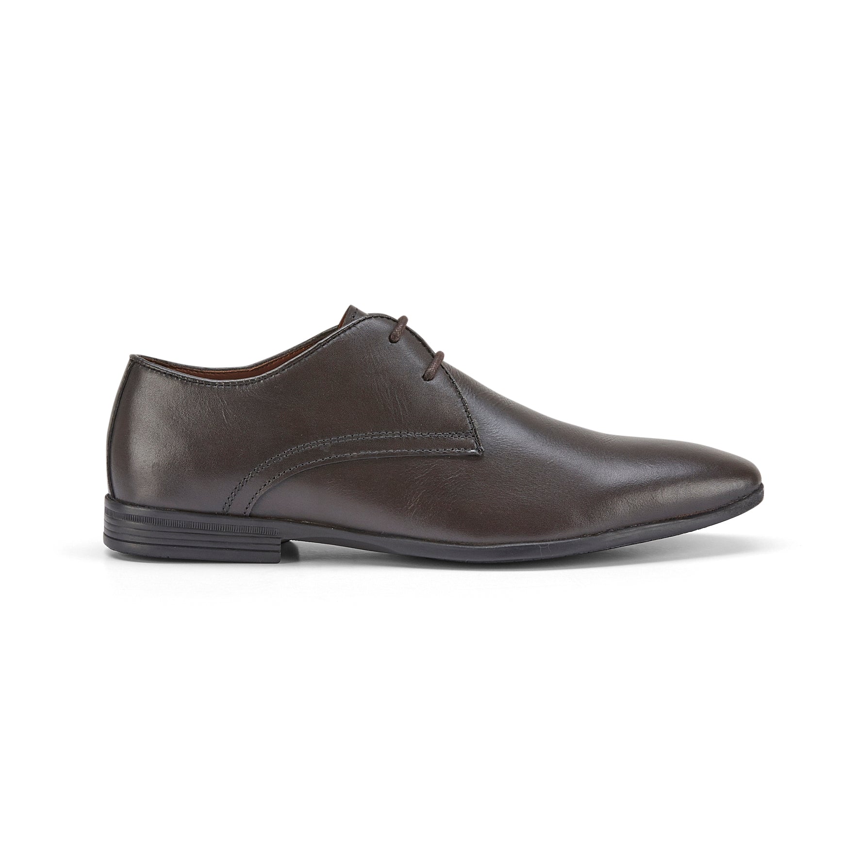 Rowley Leather Derby Shoes - Brown