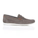 Stanhope Suede Leather Penny Loafer - Grey