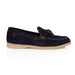 Wembley Suede Leather Tassel Loafer - Navy