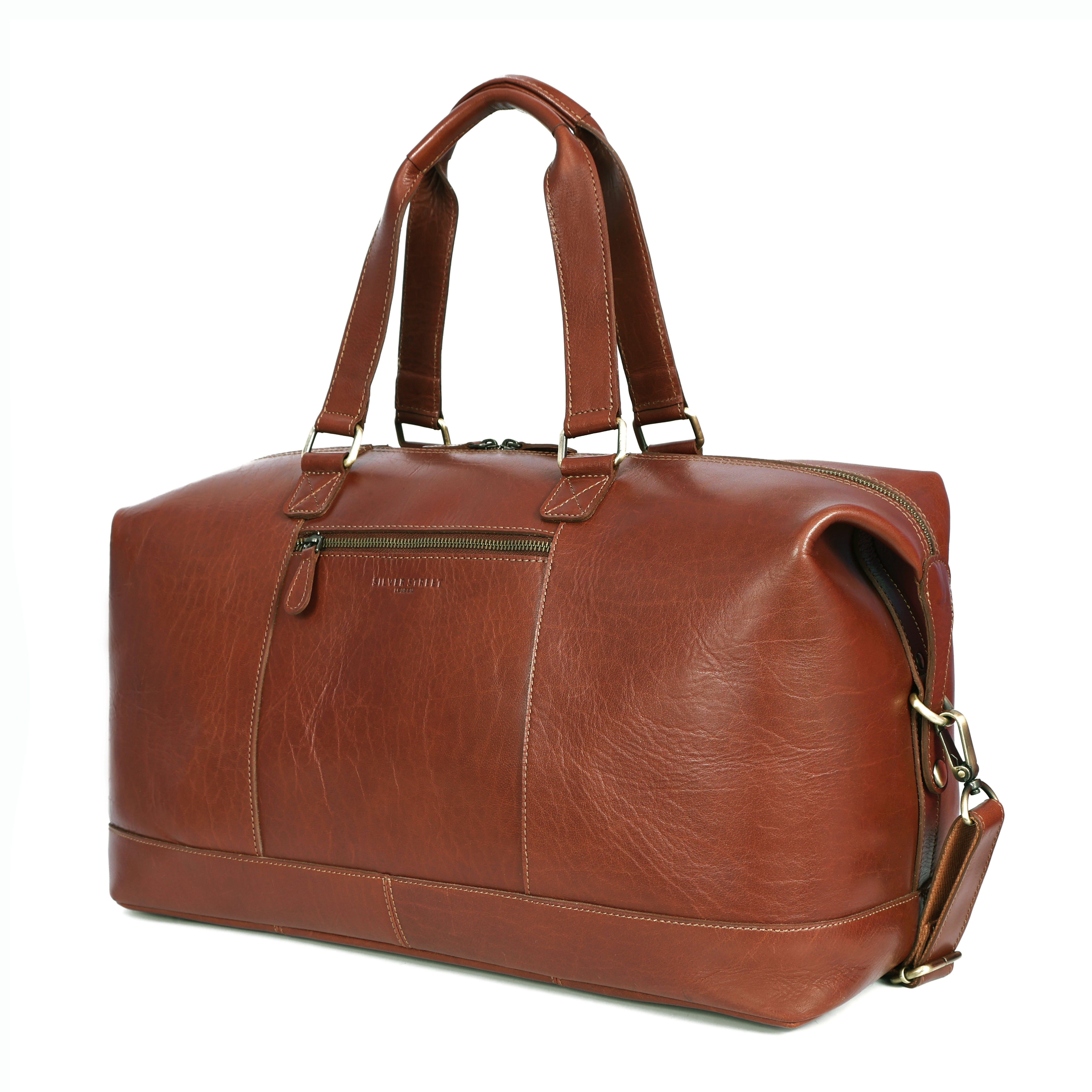 Walter Leather Holdall - Tan