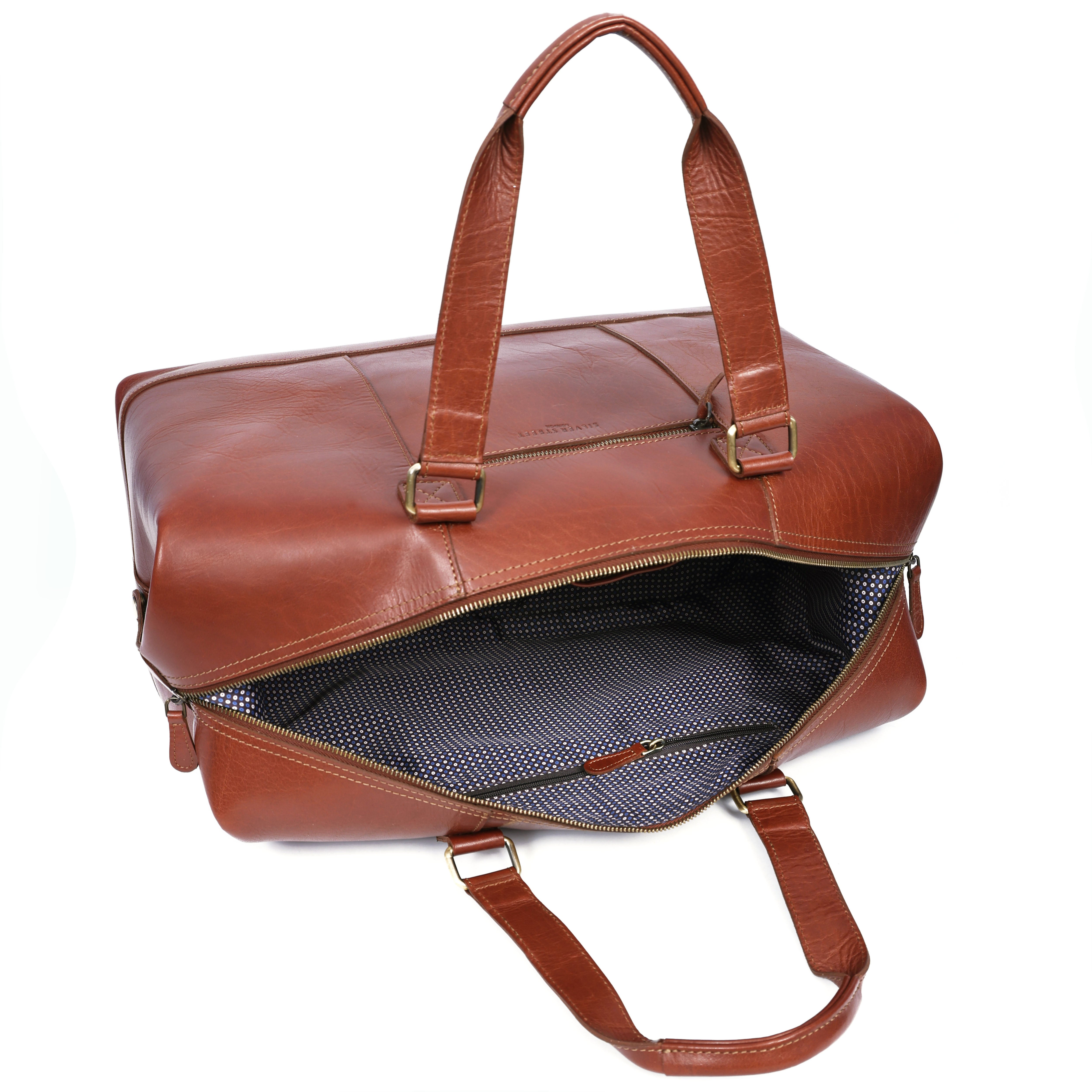 Walter Leather Holdall - Tan