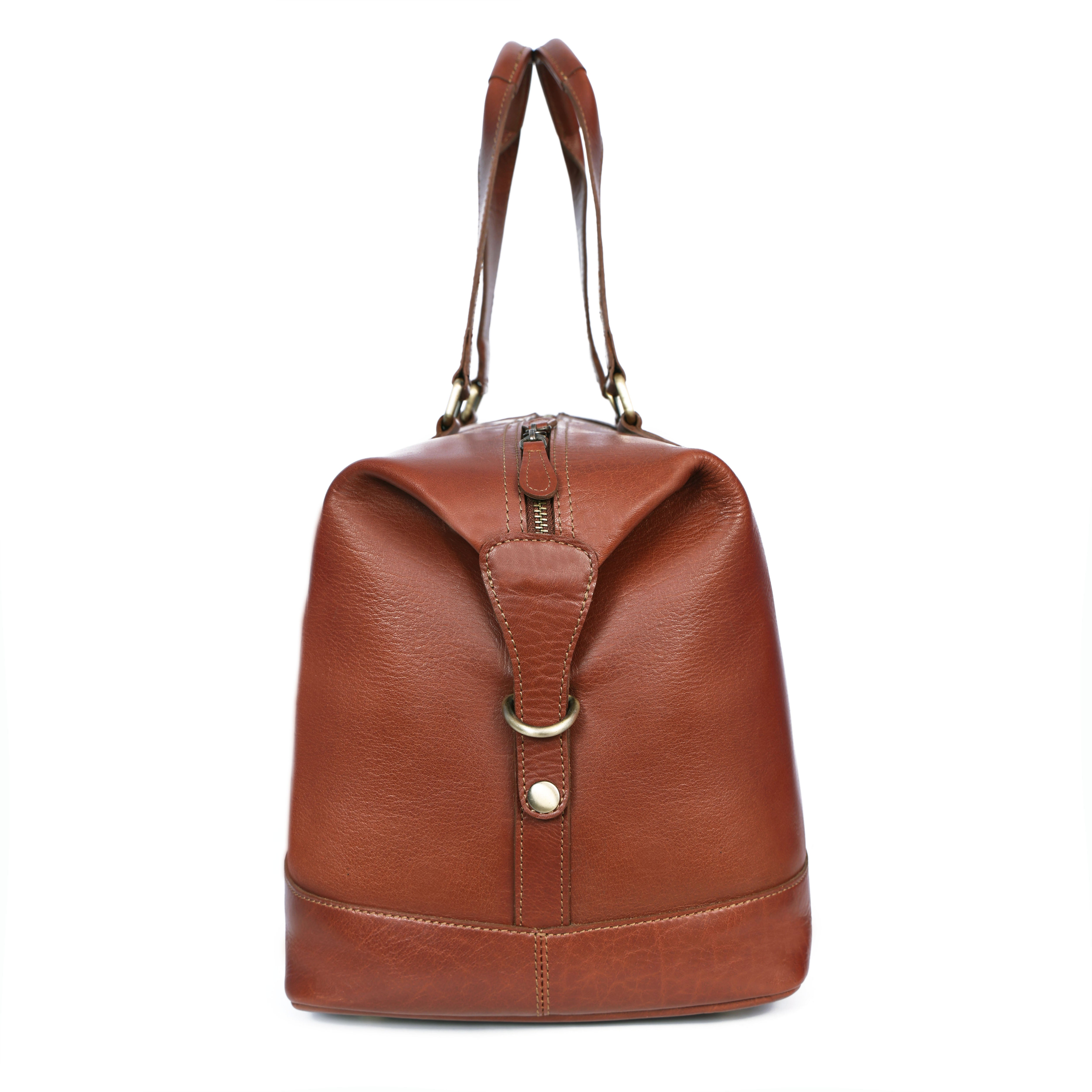 Walter Leather Holdall - Tan