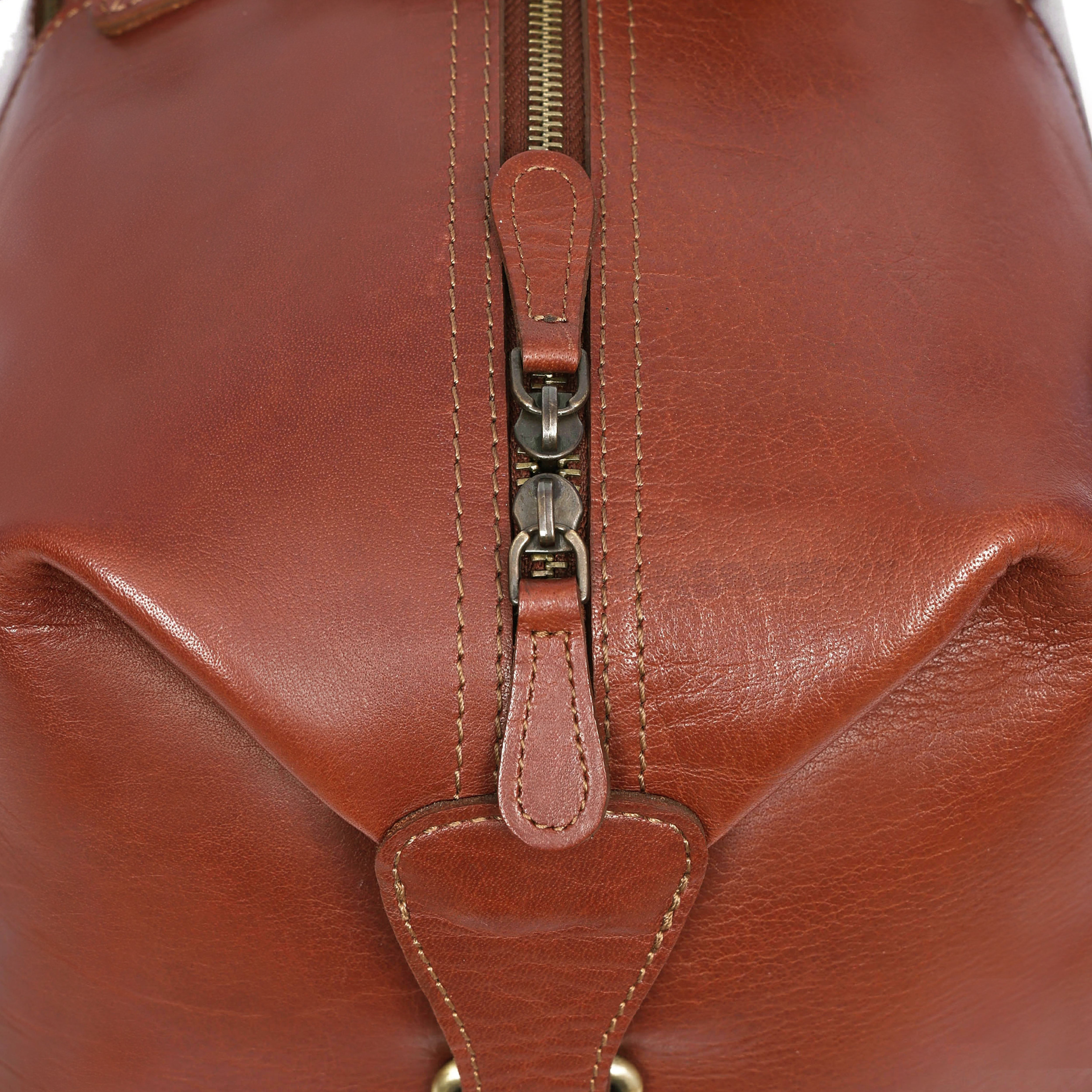 Walter Leather Holdall - Tan