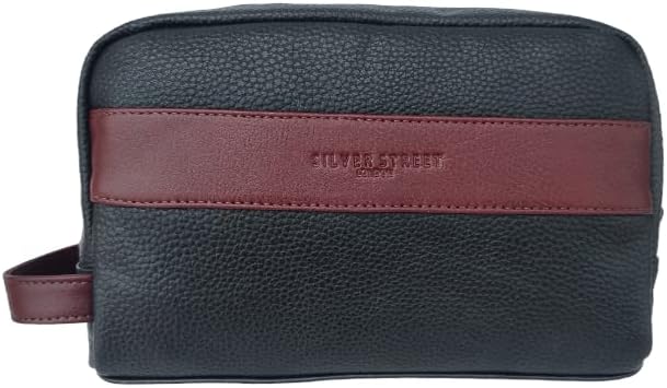 Walter Leather Washbag  - Oxblood